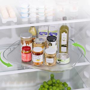 360도 냉장고 회전 트레이 턴테이블 정리대 주방 수납 정리 용품