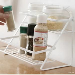 미니 선반 수납 다용도 팬트리 진열 간식 다용도 2단 철제 선반