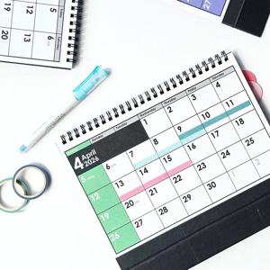 2년 달력 2026 2027 탁상 달력 스케줄러 데스크 캘린더 인테리어 달력