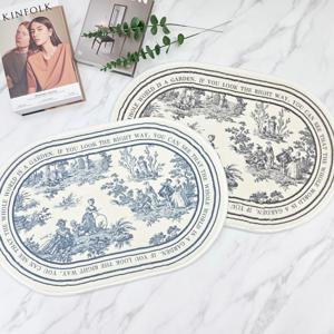 보타닉 뜨왈 북유럽 욕실 주방 발매트 (2sizes, 8colors)