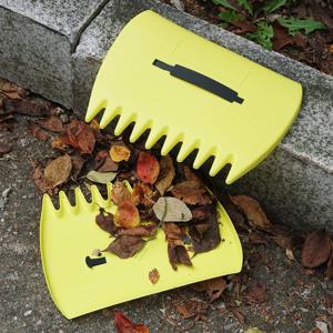 원예용 양손 낙엽 나뭇잎 잡초 집게 정원 갈퀴 도구