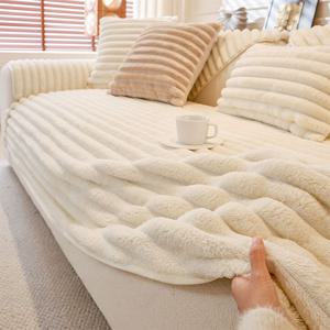 [해외] 모던 심플 토끼털 소파패드 논슬립 쇼파 매트 커버 덮개 3colors 12size