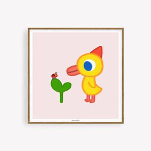 LADYBUG AND ROI 굴리굴리 정사각형 오리 액자 (079)