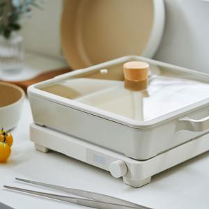 피카 사각 전골 2종 세트 (사각전골+사각인덕션렌지)