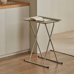 베니티 데일리 접이식 사이드테이블 베이지