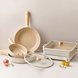 피카 쿡웨어 풀세트(팬3종+유리뚜껑+사각전골냄비+사각인덕션레인지)