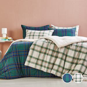 플란넬 면 선염 극세사 차렵이불 2 size 2 color