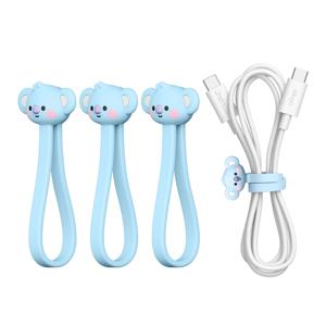 BT21 미니니 마그네틱 케이블 타이 3P