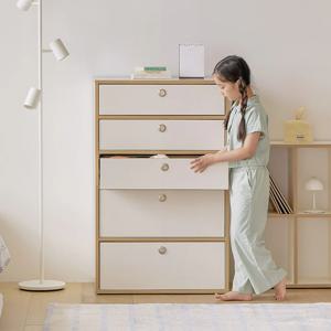 그로잉핏 5단서랍장 주니어 서랍장 크림버치