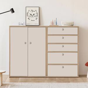 그로잉핏 아기옷장 베이비장 세트 크림버치