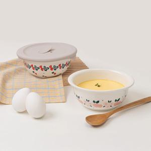 1+1 프라카 폴란드풍 도자기 냉동밥용기 450ml (총2P)