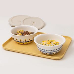 2+2 프라카 폴란드풍 도자기 냉동밥용기 450ml (총4P)