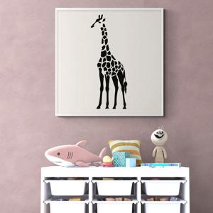그림자 기린 그림 알루미늄액자 동물 거실 포스터 카페 원룸 벽 인테리어 액자