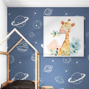 햇살 아래 기린 그림 알루미늄액자 동물 거실 포스터 카페 원룸 벽 인테리어 액자