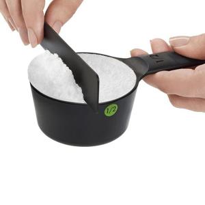 [해외] 주방 굿그립 플라스틱 계량컵 6피스 블랙