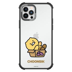 카카오프렌즈 아이폰 12 미니 프로 맥스 임팩트 디자인 춘식이 투명 범퍼 케이스