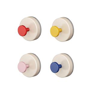 다용도 걸이 무타공 컬러 후크 벽걸이 옷걸이 모자 책가방 앞치마 흡착 고리