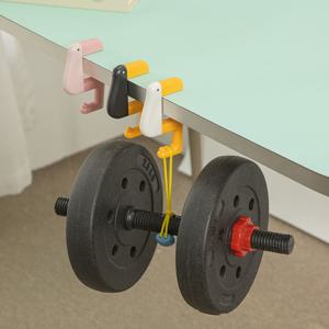 무타공 휴대용 책가방 걸이 후크 접이식 가방걸이