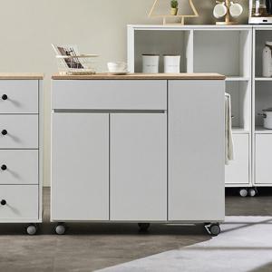 퍼니 이동바퀴 LPM코팅 900서랍도어형 주방수납장 조리대(FN_010)