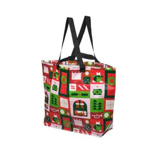 빈테르핀트 크리스마스 멀티컬러 장바구니 타포린백 36리터