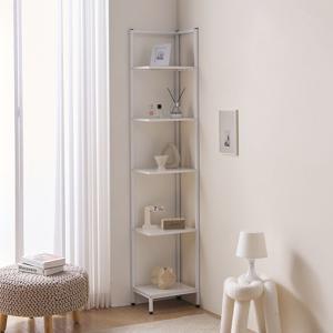 파인 스틸 모서리 코너 5단 틈새 선반 코너장 수납장