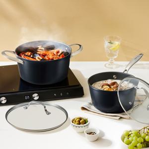 풀인덕션 세이브 냄비 4종세트(20편수+24곰솥+뚜껑20+뚜껑24)