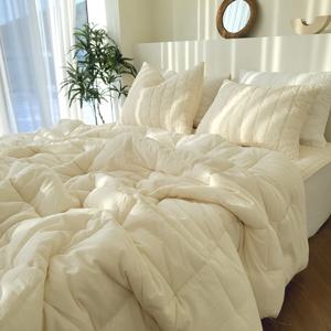 [카카오페이10%] 순면 피그먼트 사각 사계절 차렵이불