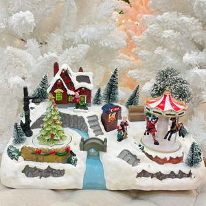 크리스마스 트리 리버 밸리 오르골 20cm