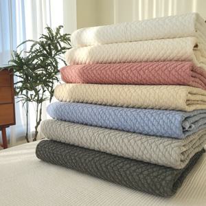 헤링본 순면 피그먼트 패밀리 침대패드 이불패드