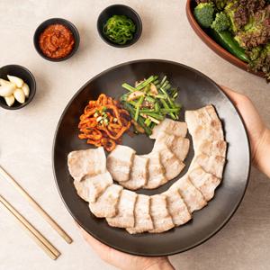 진뚝배기 보쌈 수육 접시 옹기 그릇 3호