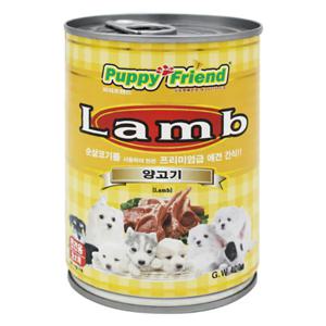 대용량 강아지통조림 캔간식 400g 양고기