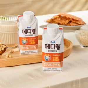메디웰 완전균형영양식 구수한 누룽지맛 플러스 200ml*18팩