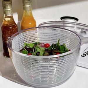 [해외] 주방 샐러드 스피너 야채 탈수기 S 클리어