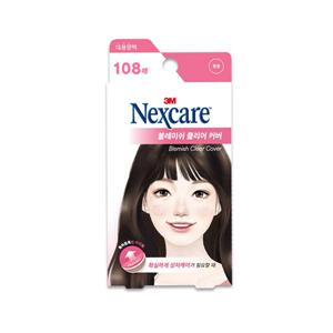 3M 넥스케어 블레미쉬 클리어 커버 108매 여드름패치 상처 습윤밴드