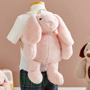 소프트터치 래빗 깡총이 애착인형 백팩 가방 핑크