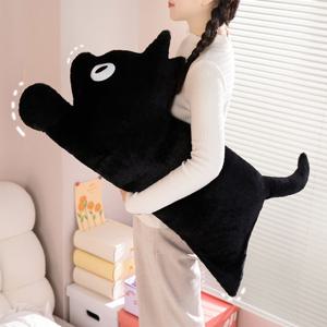 우다다냥 캣쿠션 블랙 고양이 바디필로우 베개 쿠션 생일 인테리어 집들이 (3sizes)
