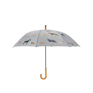 강아지 일러스트 우산