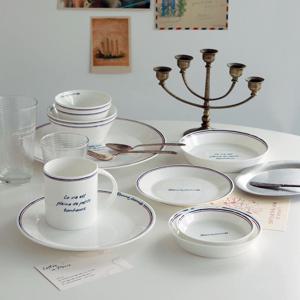 레떼드파리 B 2인 그릇세트 식기세트 (9p)