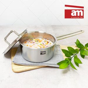 이태리 am 통5중 316냄비 인덕션 16cm 편수 냄비