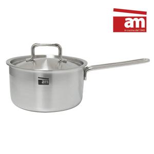 이태리 am 통5중 316냄비 인덕션 18cm 편수 냄비
