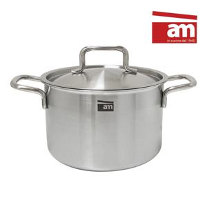 이태리 am 통5중 316냄비 인덕션 20cm 양수냄비(높은형)
