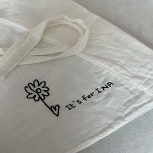 정련완료 플라워 소창 앞치마