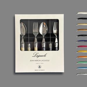 [단독] 프랑스 라귀올 테이블 양식기 2인 6P 기프트세트 (12colors)