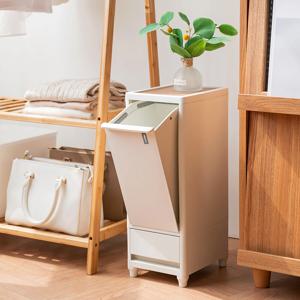 스마트 슬림휴지통 1단 10L(비닐 포함) [사이드테이블,서랍,탁자,협탁]