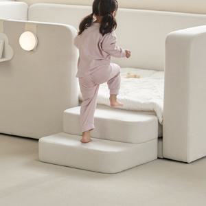 아쿠아텍스 패브릭 2단 강아지 계단 베이비 스텝