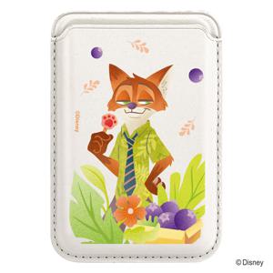디즈니 주토피아 인더가든 디자인 맥세이프 2배 자력 카드 포켓 지갑