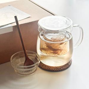 내열 유리 찻잔 세트 티컵 예쁜 커피잔 세트 결혼선물 투명 찻잔 600ml