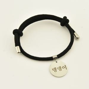 강아지 목걸이 인식표 개편한 오색목걸이 산책필수품 미아방지