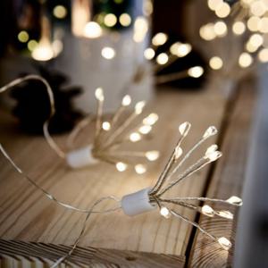 스트롤라 크리스마스 전구 스파클링 배터리형