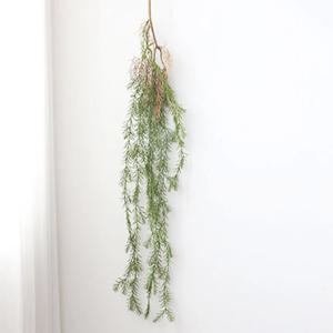 그린 행잉 플랜트 나무가지 벽장식 조화 type 02